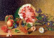 Peale, James Still Life with Watermelon USA oil painting reproduction